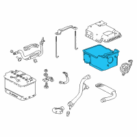 OEM Acura Box Assembly Diagram - 31523-TZ7-A02