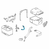 OEM 2020 Acura TLX Cable Assembly, Earth Diagram - 32600-TZ3-A00