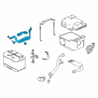 OEM 2019 Acura TLX Cable Assembly, Starte Diagram - 32410-TZ7-A00