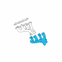 OEM GMC Savana 1500 Shield-Exhaust Manifold Heat-LH Diagram - 12562243