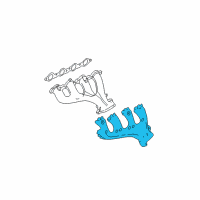 OEM 2005 Chevrolet Tahoe Shield-Exhaust Manifold Heat-LH Diagram - 12562243