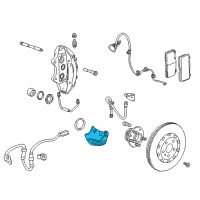 OEM 2014 Chevrolet Camaro Shield, Front Brake Diagram - 20944531