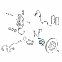 OEM 2011 Cadillac CTS Wheel Stud Diagram - 9598542