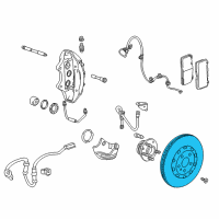 OEM 2015 Chevrolet Camaro Rotor Diagram - 22958646