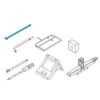 OEM 2020 Nissan Armada Holder-Jack Diagram - 99552-1LA0B