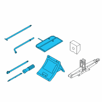 OEM Infiniti Tool Set Diagram - 99501-1LA0B