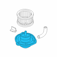 OEM Pontiac Blower Motor Diagram - 52481312