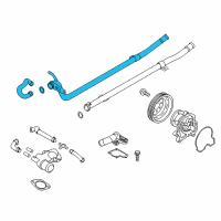 OEM Pipe & O-Ring Assembly-Water Diagram - 254603F300