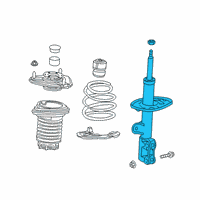 OEM 2019 Toyota C-HR Strut Diagram - 48510-8Z358