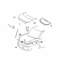 OEM 2013 Scion xB Latch Diagram - 53510-12A50