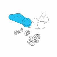 OEM Kia Amanti Power Steering Pump V Belt Diagram - 5717039000