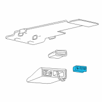 OEM Pontiac Montana Applique Heater & Air Conditioner Control (Remanufacture) Diagram - 19208520