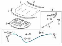 OEM 2021 Buick Envision Release Cable Diagram - 84642603