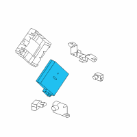 OEM Buick Control Module Diagram - 13354068