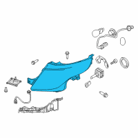 OEM 2013 Ford Explorer Composite Assembly Diagram - BB5Z-13008-U