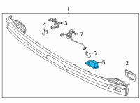 OEM 2022 Kia Carnival Lens & HSG Assembly-LICE Diagram - 92510R0000