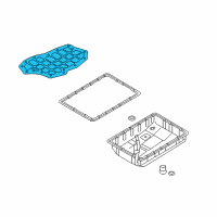 OEM 2009 Kia Borrego Oil Strainer Assembly Diagram - 462404C000