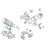 OEM 2000 Dodge Ram 1500 Van Resistor-Blower Motor Diagram - 4885456AB