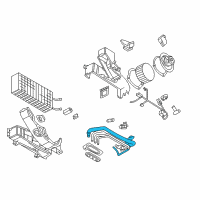 OEM 1998 Dodge B3500 Line-A/C Suction Diagram - 5003114AB