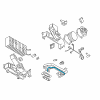 OEM Dodge B3500 Tube-Heater Core Diagram - 5003116AB