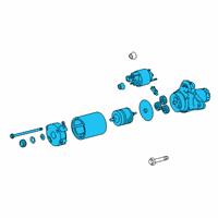 OEM 2022 Lexus RX350L Starter Assy Diagram - 28100-31270