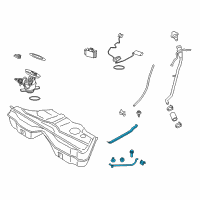 OEM 2014 BMW M6 Gran Coupe Tension Strap Diagram - 16-11-2-284-273