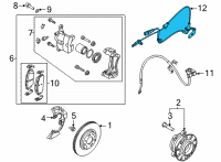 OEM Kia K5 Sensor Assembly-Wheel Sp Diagram - 58930L1000