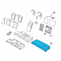 OEM 2011 BMW 128i Seat Upholstery Diagram - 52-20-9-143-677