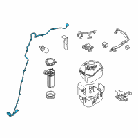 OEM 2013 Ford F-350 Super Duty Tube Diagram - BC3Z-5J249-U