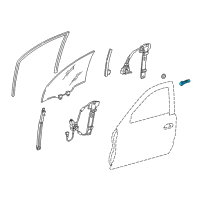 OEM 1994 Honda Civic Handle Assy., Regulator *NH178L* (Shiraki) (EXCEL CHARCOAL) Diagram - 72220-SH3-003ZL