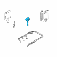 OEM 2006 Kia Amanti Ignition Coil Assembly Diagram - 2730039700