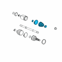 OEM Buick Envision Inner Boot Diagram - 38026972