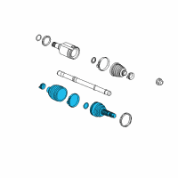 OEM 2017 Buick Envision JOINT KIT-FRT WHL DRV SHF C/V Diagram - 84282539