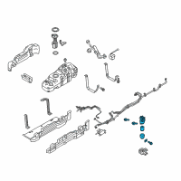 OEM 2016 Ford F-250 Super Duty Fuel Pump Diagram - BC3Z-9G282-E