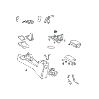 OEM 2010 Toyota Corolla Front Cup Holder Diagram - 55620-02140-E0