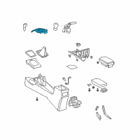 OEM 2012 Toyota Corolla Shift Indicator Diagram - 35907-02031