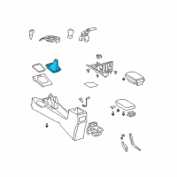 OEM Shift Boot Diagram - 58808-12300-B0