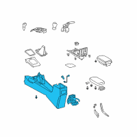 OEM 2012 Toyota Corolla Console Base Diagram - 58910-02340-B0