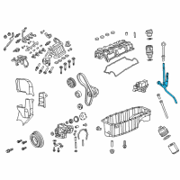 OEM 2014 Dodge Dart Tube-Engine Oil Indicator Diagram - 4893196AB