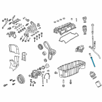 OEM 2013 Dodge Dart Tube-Engine Oil Indicator Diagram - 4892836AD