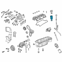 OEM 2015 Dodge Dart Tube-Oil Fill Diagram - 4893115AB