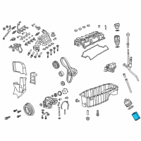 OEM 2016 Jeep Renegade Filter-Engine Oil Diagram - 68102241AA