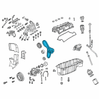 OEM Dodge Dart Belt-Timing Diagram - 4893467AA