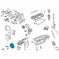 OEM Dodge Dart Pulley-Crankshaft Diagram - 4893283AC