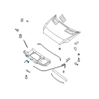 OEM Dodge Sprinter 2500 Upper Latch Diagram - 68009851AB