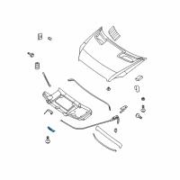 OEM 2009 Dodge Sprinter 2500 Hood Latch Diagram - 68009852AA