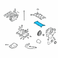 OEM 2022 Nissan Altima Rocker Cover Gasket Diagram - 13270-6CA0A