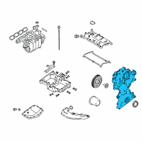 OEM 2022 Nissan Altima Cover Assy-Front Diagram - 13500-6CA1A