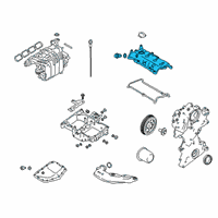 OEM 2019 Nissan Altima Cover Assembly - Valve Rocker Diagram - 13264-6CA0A