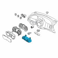 OEM 2014 Kia Forte Control Assembly-Heater Diagram - 97250A7522WK